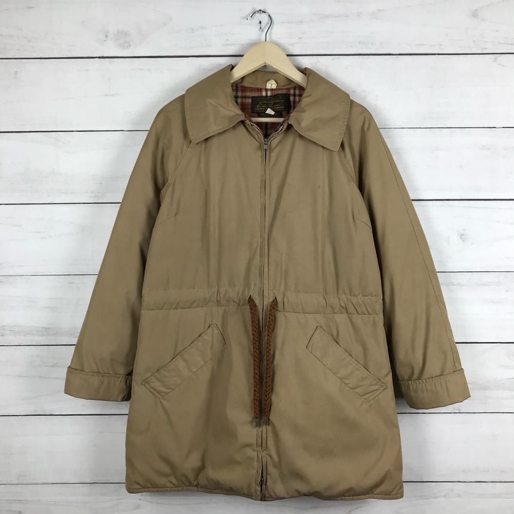 Vintage 1980s Eddie Bauer Blanket Lined Hooded Jacket